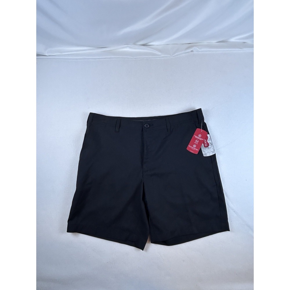 BCG Shorts Men's 34 Black UPF 30 Moisture Wicking Golf Chino NWT Preppy Outdoor